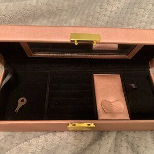 Jewelry Case, pink shimmer